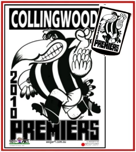 2010 Prem Poster & Stubby Holder FREE POST IN AUSTRALIA